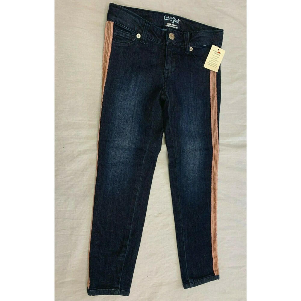 NWT CAT JACK GIRLS SUPER SKINNY STRETCH JEANS SIZE 7